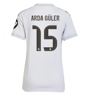 Real Madrid Arda Guler #15 Hjemmebanetrøje Dame 2025-26 Kortærmet